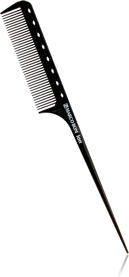 Pente Profissional Ionizado com Cabo Pontiagudo Dentes Finos, 0043, Marco Boni, Cores Sortidas, 1 unidade