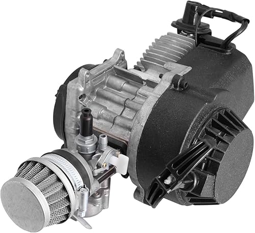 Samger 49cc 2 tiempos motor mini motor pullstart carburador cabeza filtro de aire Dirt Bike Quad Pocket Bike