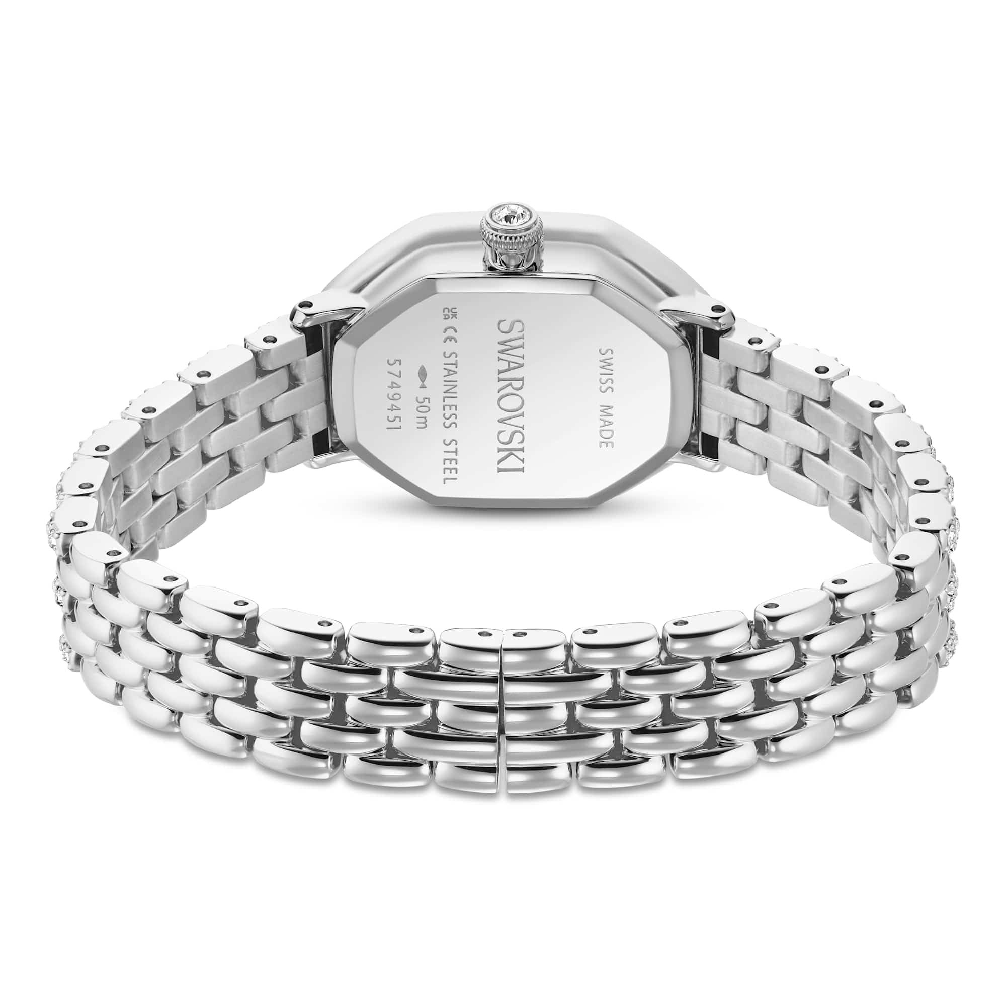 Swarovski Dextera Kollektion Octagon Uhr, Swiss Made, Metal Pracelet