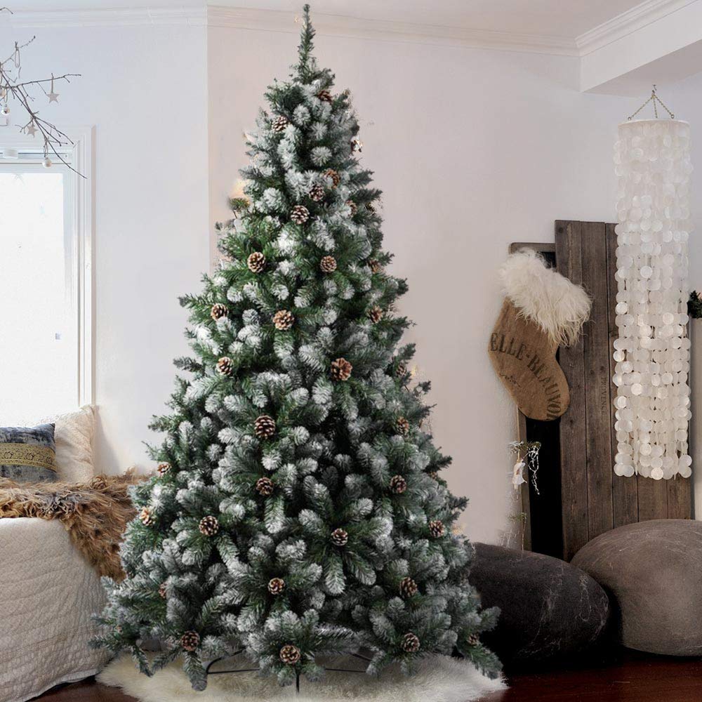 Albero Di Natale Pino Cuore D'Oro 210cm - Super Folto Ecologico Con Base In Ferro - Foto 2