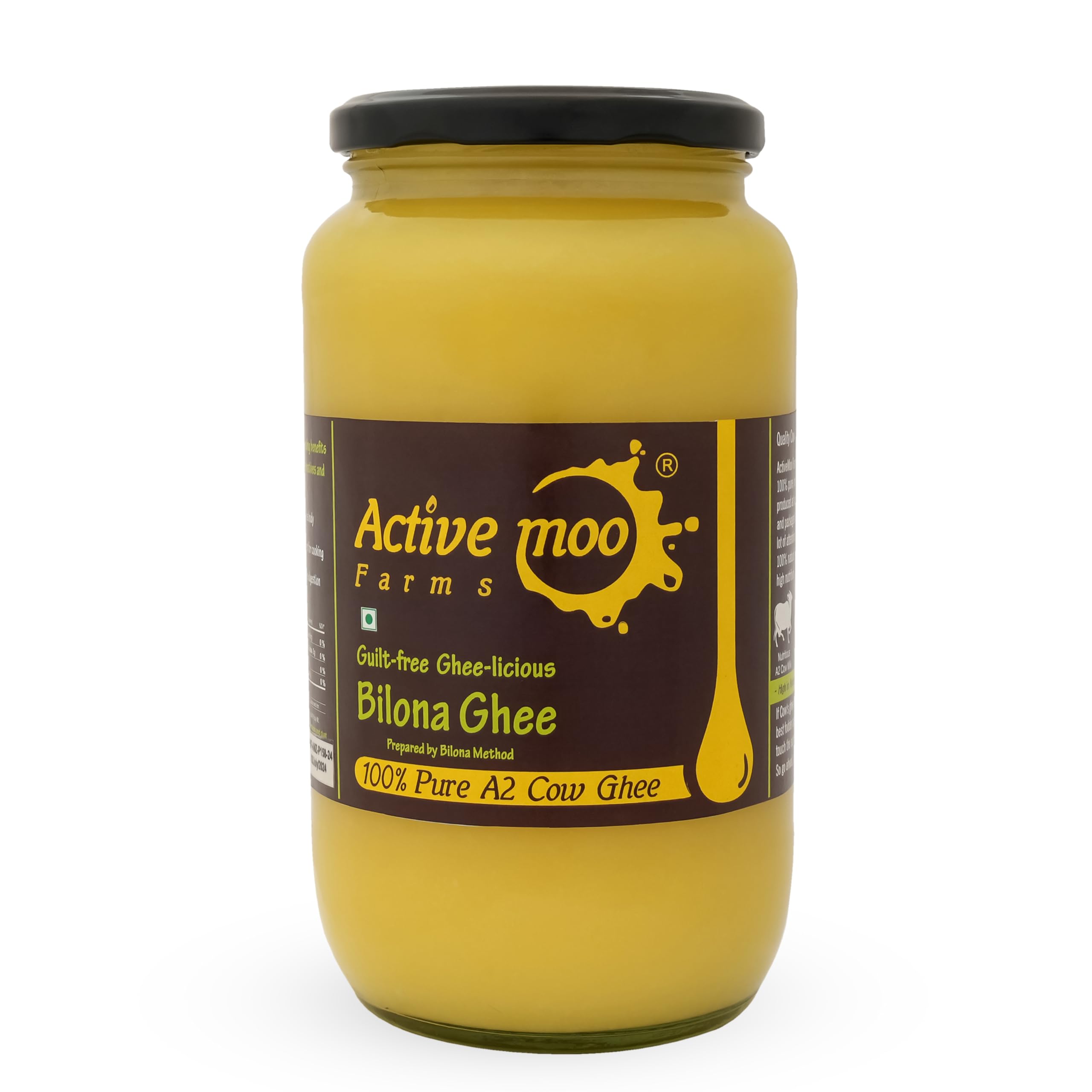 ACTIVE MOO FARMS Pure Desi Cow Ghee|Bilona Method Hand Churned|Sudh/Shudh Ghee|Natural Healthy|Lab Tested|Chefs First Choice|Traditional Cultured Ghee-500Ml (B0DBTV8XVR) Amazon Price History, Amazon Price Tracker