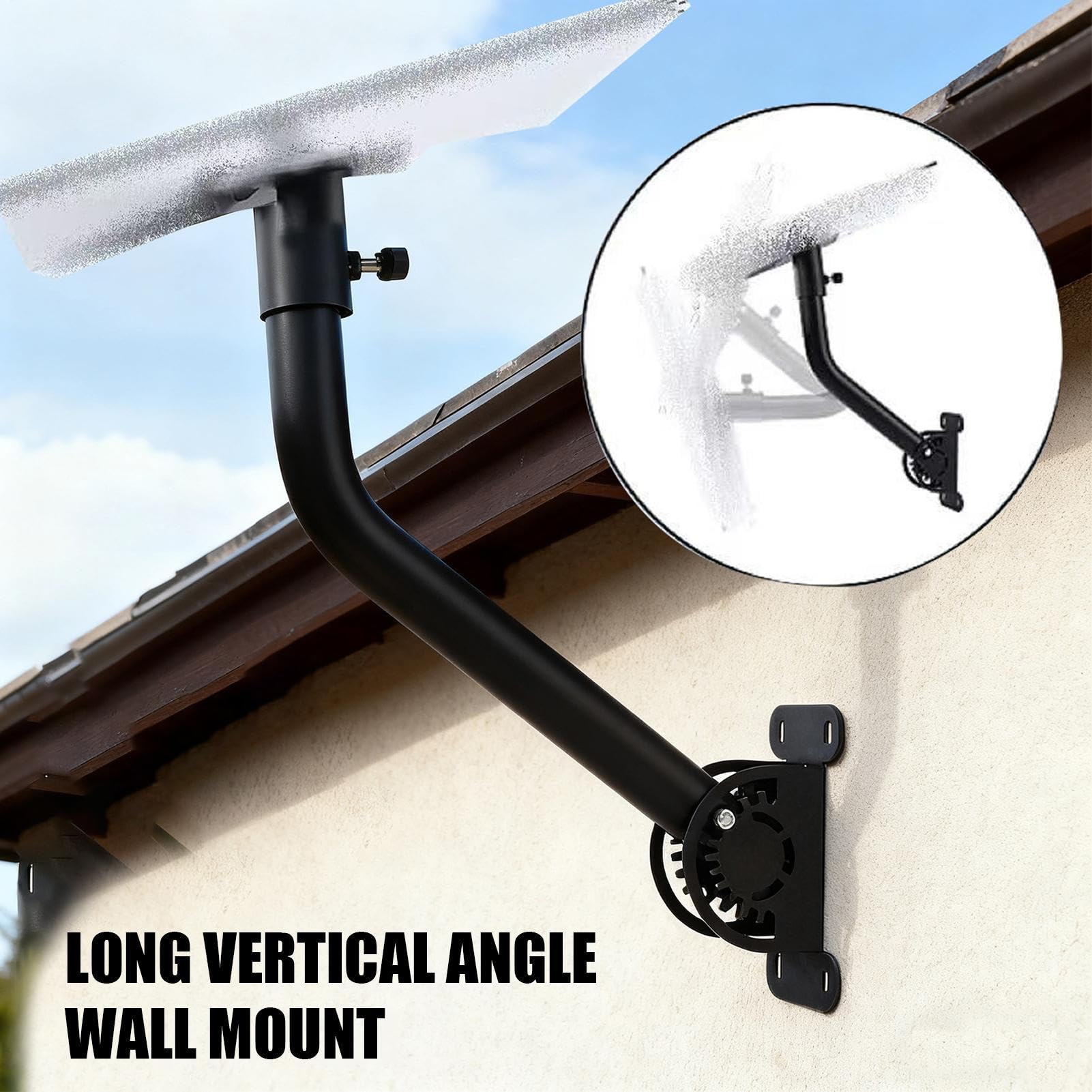 Supporto Per Antenna Da Esterno Di Montaggio In Metallo Compatto E Stabile