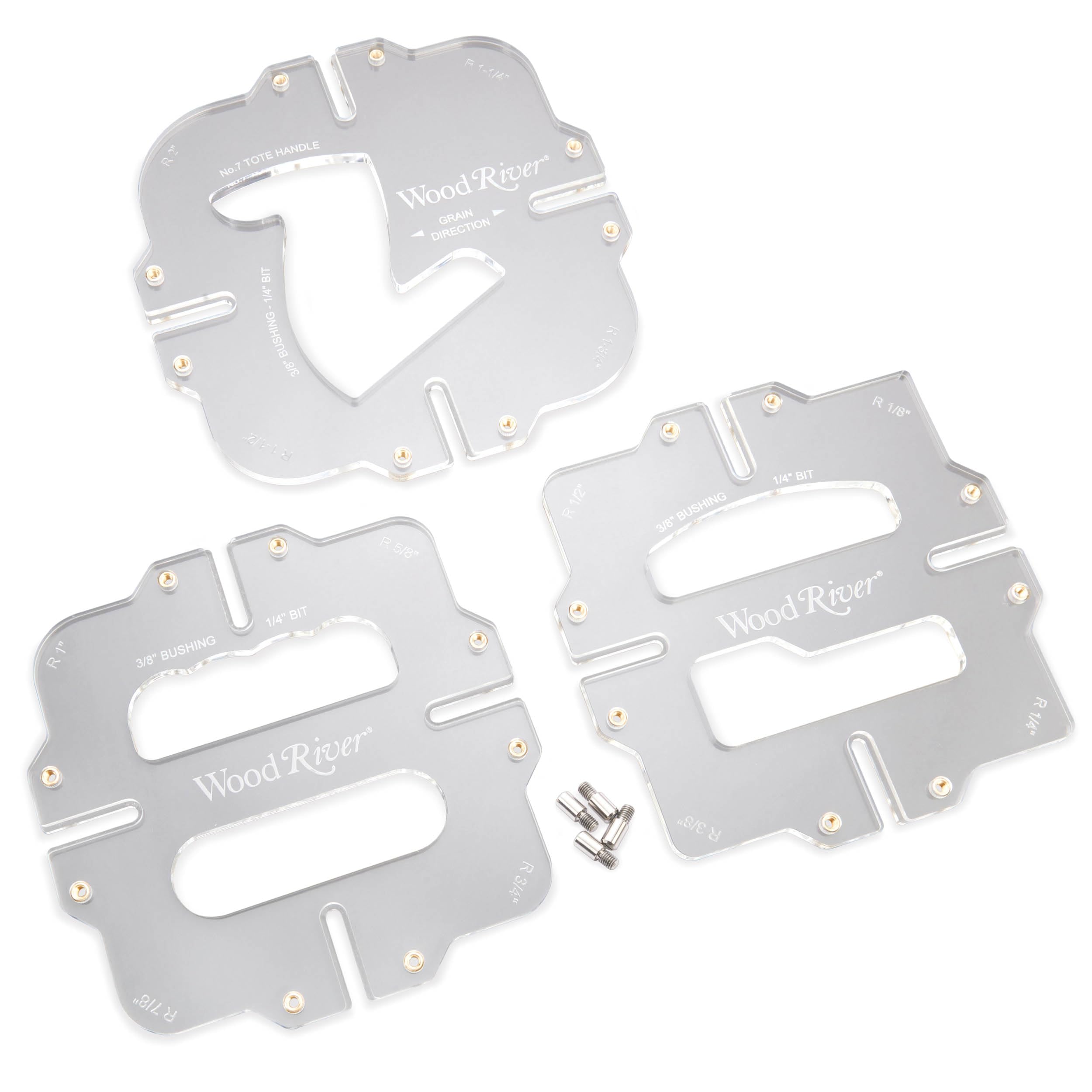 Kit Template Per Router - Dime Angolari In Lega Alluminio Per Lavorazione Legno - Foto 2