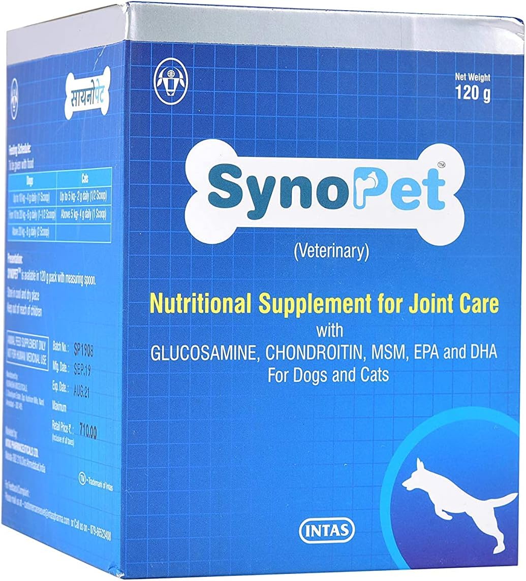 Alp Synopet Joint Supplement for Dog&Cat| Nutritional Supplement for Joint Disorder&Reduce Tea