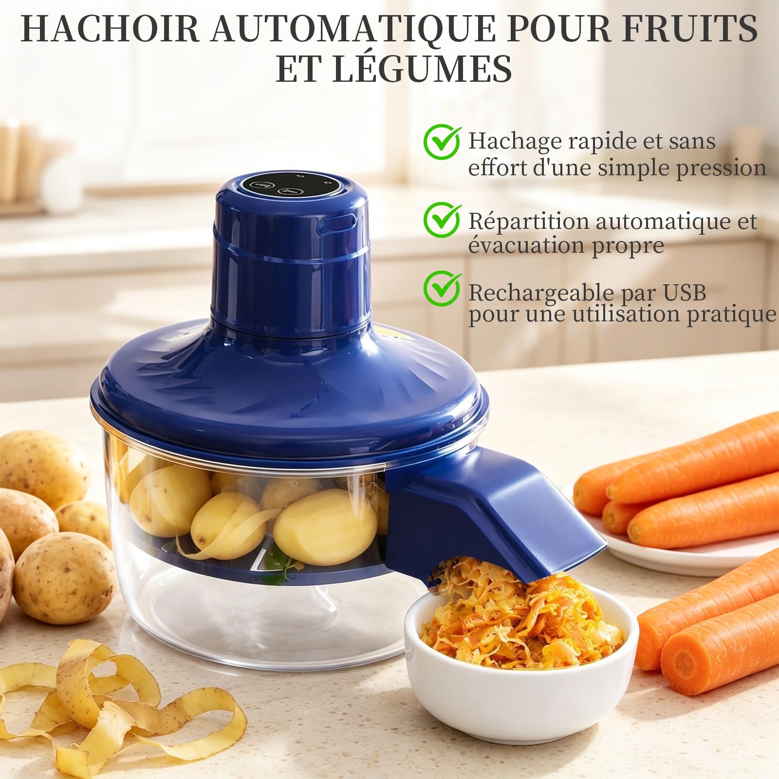 Eplucheur Pomme De Terre Electrique, Éplucheur Pommes Terre Électrique