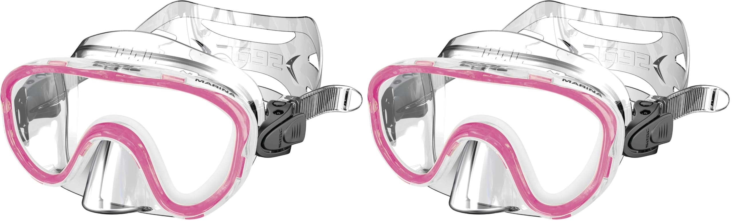Máscara Seac Marina Siltra gafas de snorkel infantil con tira ajustable 5