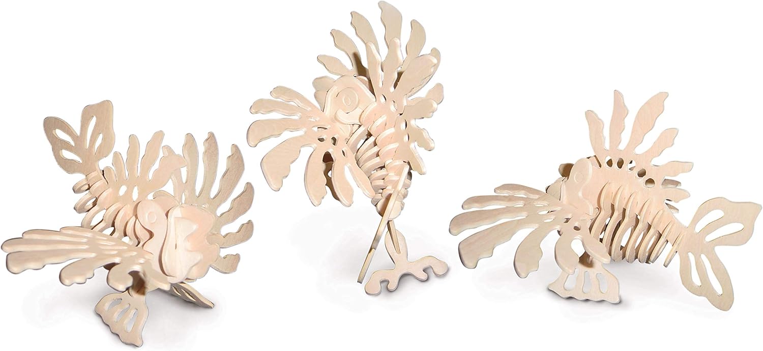 Lion Fish Woodcraft Construction Kit Amazon.ca Toys & Games