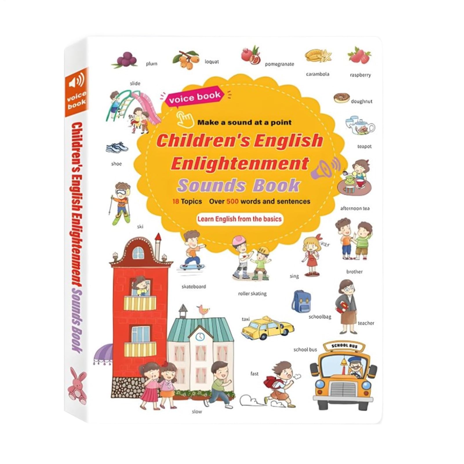 500-Word Audio Learning Book, Multicolor, single attribute