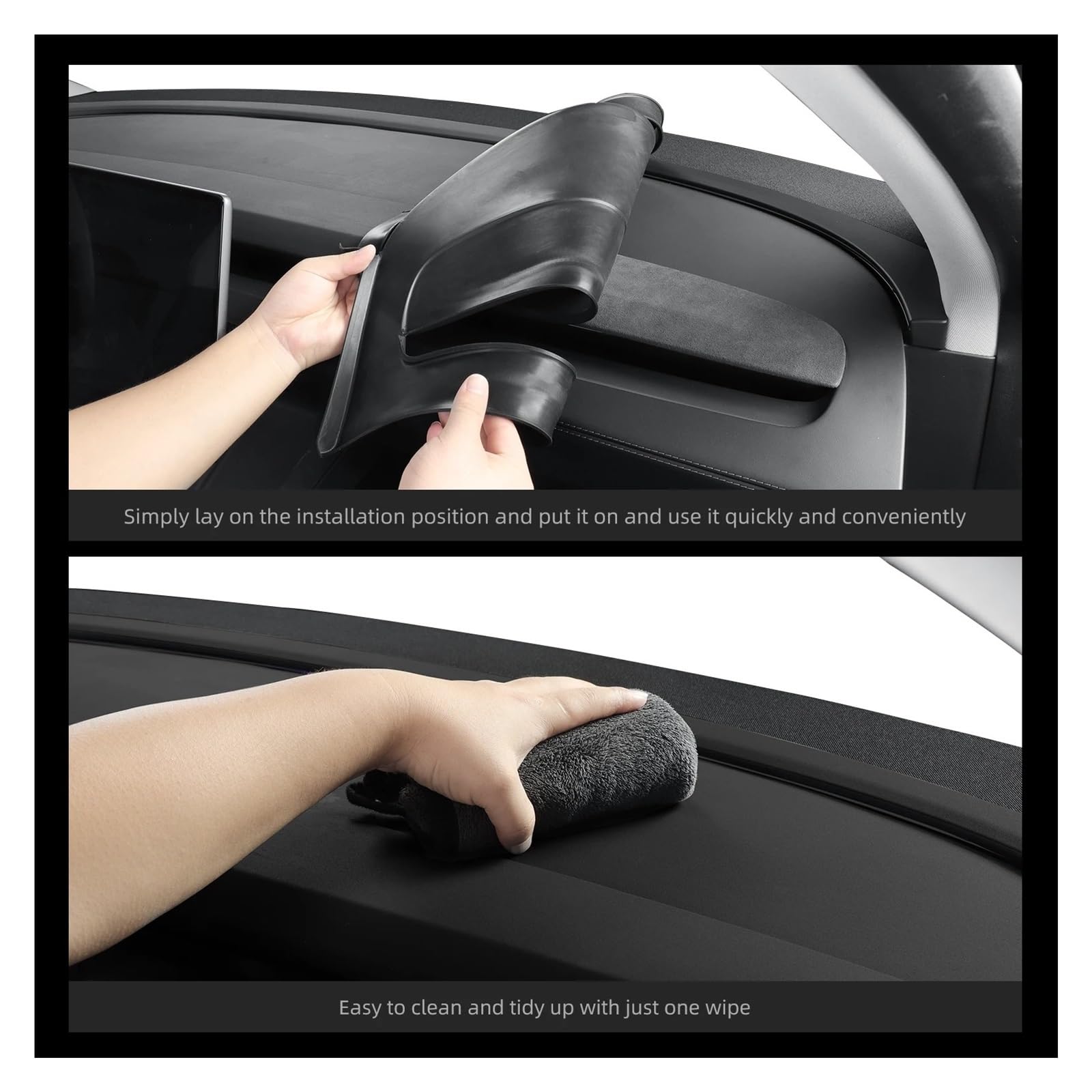 Armaturenbrett-Abdeckmatte Für Tesla Für Modell Y Für Launch Für Juniper YL 2025 2026 Auto Dashmat Dashboard Abdeckung Matte Licht-beweis Schützen Zubehör