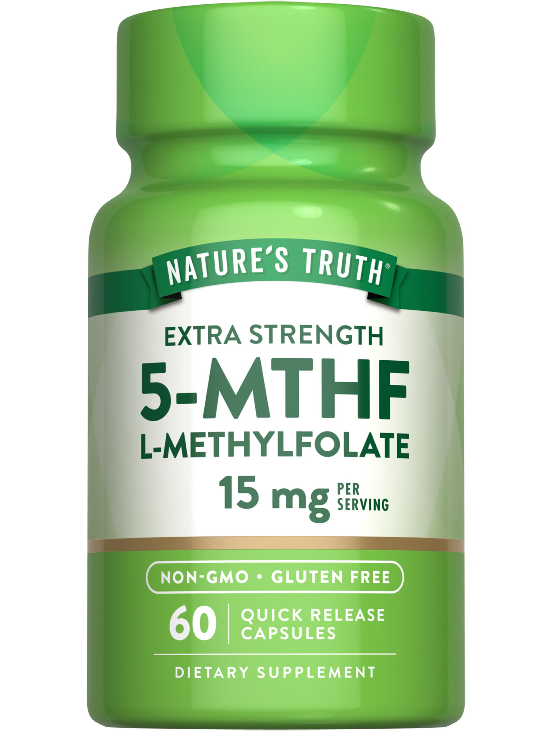Amazon.com: Nature's Truth L Methylfolate 15mg | 60 Capsules | Non