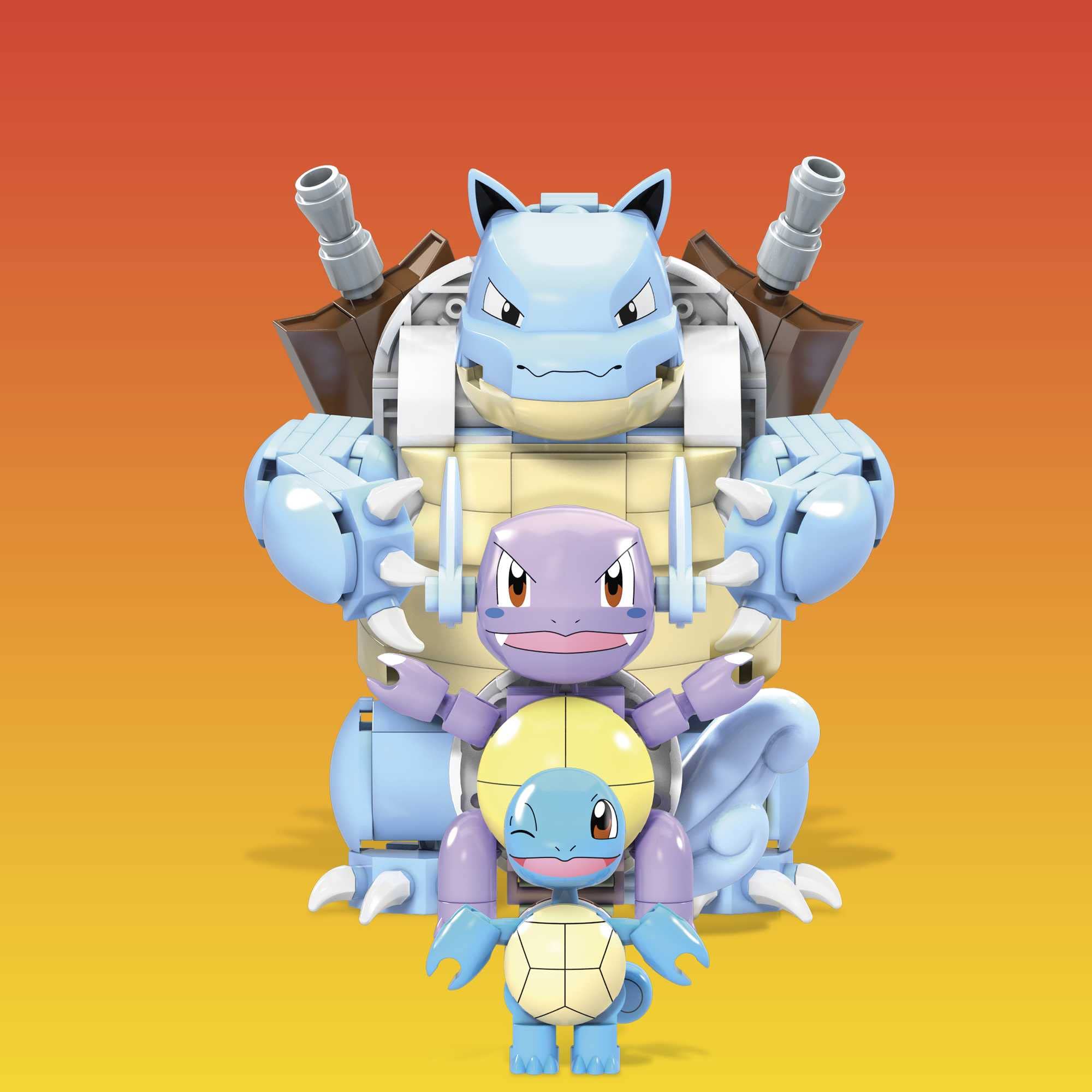 Mega Construx Pokémon Ewolucja Squirtle Zestaw klocków dla dzieci HDH93
