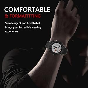 Amazon.com: Abanen Titanium Quick Fit 22mm Watch Band for Garmin