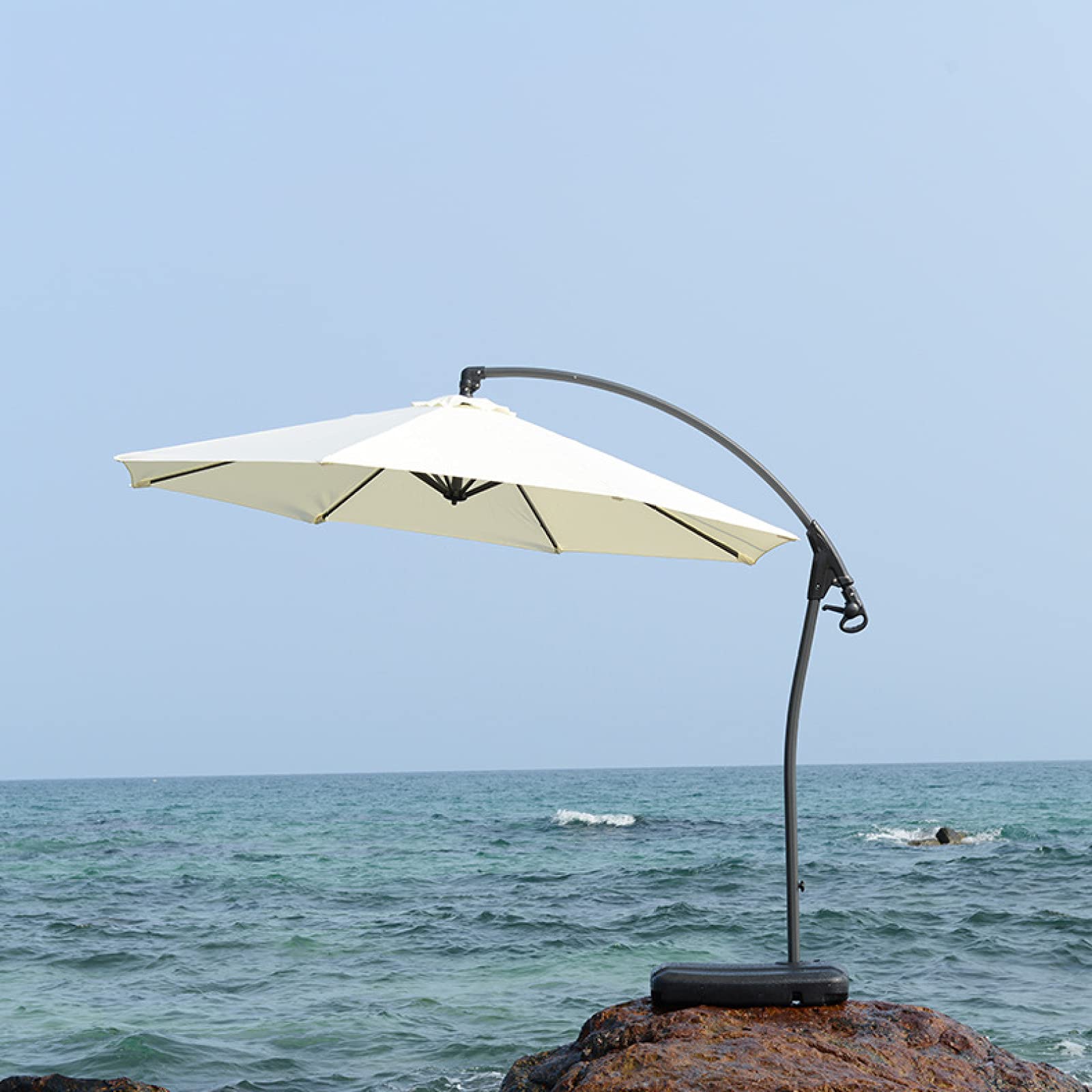 WDSOPK Outdoor Market Umbrella,Patio Umbrella,Outdoor Table Umbrella With 8 Sturdy Ribs,for Garden, Lawn, Market, Pool, Deck, Backyard,2.7 * 2.7m