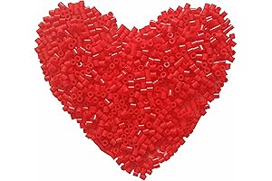 1,000 Count Red Fuse Beads for Crafts