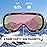 findway Ski Goggles OTG for Women Men Adult Youth-Over Glasses Snow Goggles-Interchangeable Lens,Anti Fog Snowboard Goggles