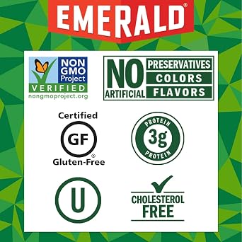 Emerald Chocolate Cocoa Roast Almonds, On-The-Go, 100 Calorie Pack 7CT (Pack of 1)