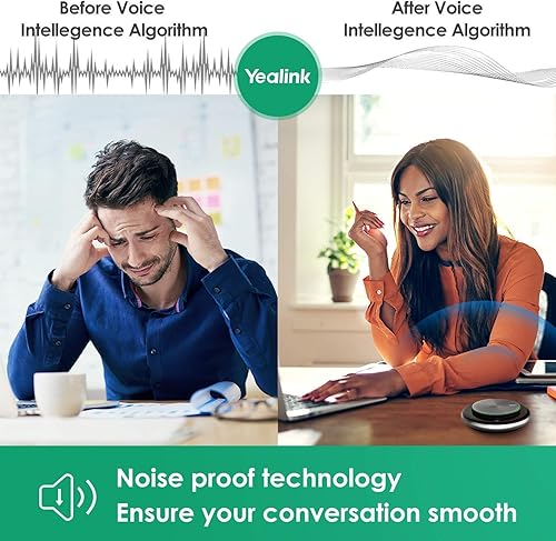 Miniatura 4 de Yealink Altavoz Bluetooth Micrófono de conferencia Equipos Certificado CP700 USB Full Duplex Algoritmo de reducción de ruido Oficina en casa 360°