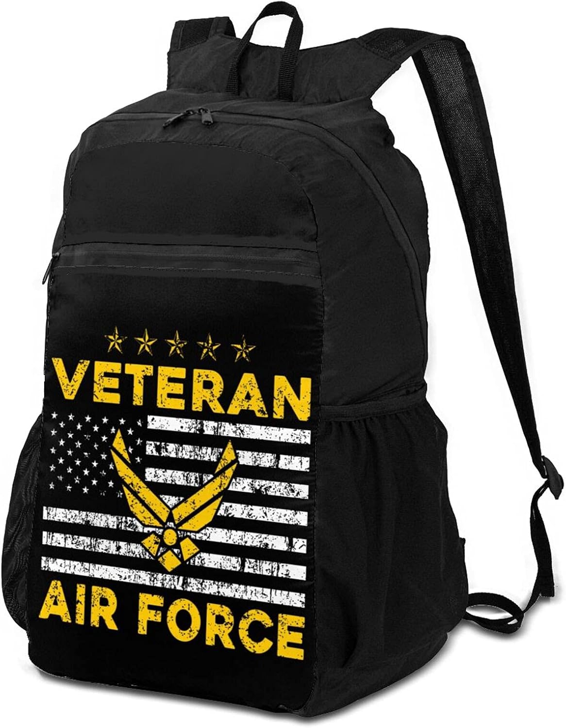 POCKWEEN U.S. Air Force Veterans Hiking Backpack Lightweight Waterproof