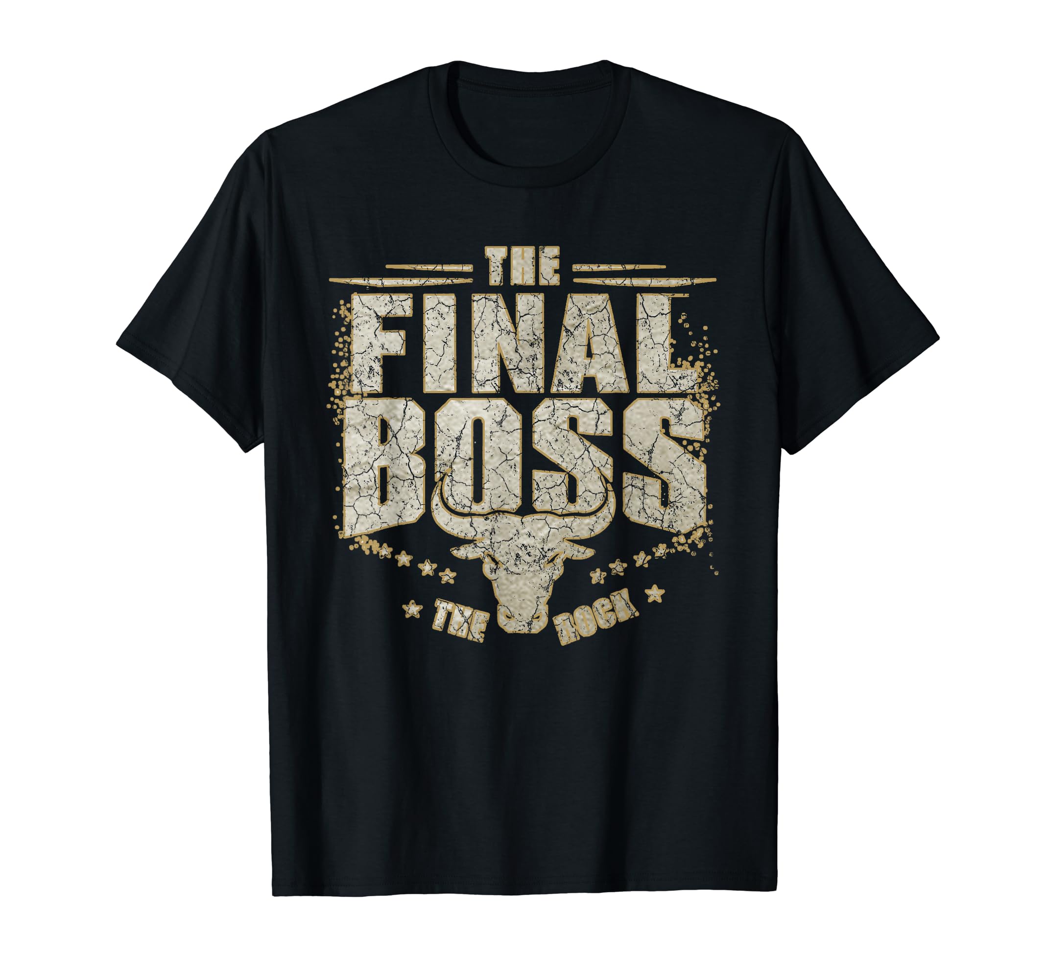 The Final Boss Rock Music Vintage Final Boss FunnyThe Final Boss Vintage Rock Music Final Boss Gamer Bull Head T-ShirtOEKO-TEX STANDARD 100