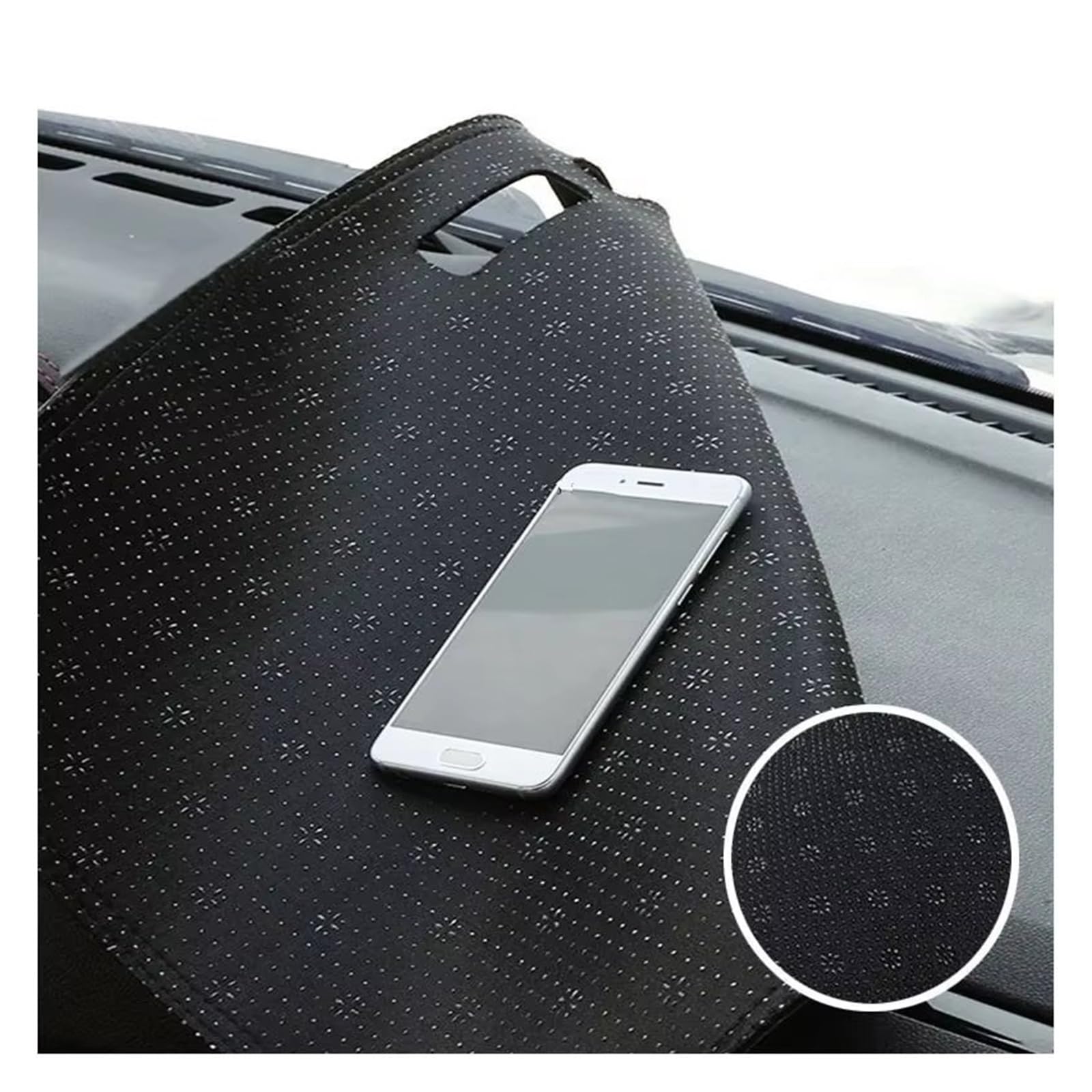 Dashboard Matte Für Suzuki Für Vitara Auto-Armaturenbrett-Abdeckung Matte Sonnenschutz-Pad Instrumententafel-Teppiche Lichtdichtes Pad Center Konsole Armaturenbrett Matte(LHD Black LHD)
