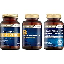 Nutraxin Magnesium & Multivitamin Set, 3 Tablet Products, 60 Tabs Each