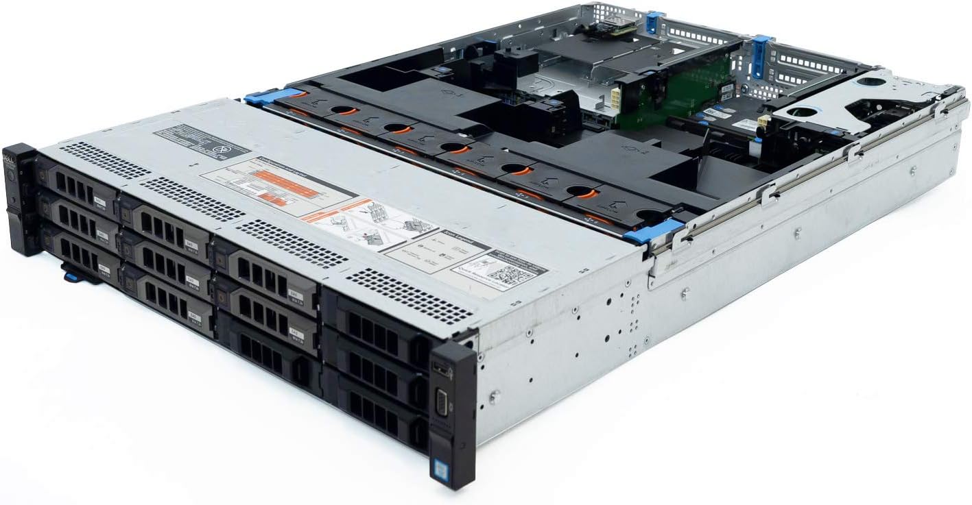 Dell PowerEdge R730XD Server | 2X Xeon E5-2650v3 2.3GHz = 20 Cores | 128GB RAM | 12.6TB SAS | H730 | 2X PSU | iDRAC (Renewed)