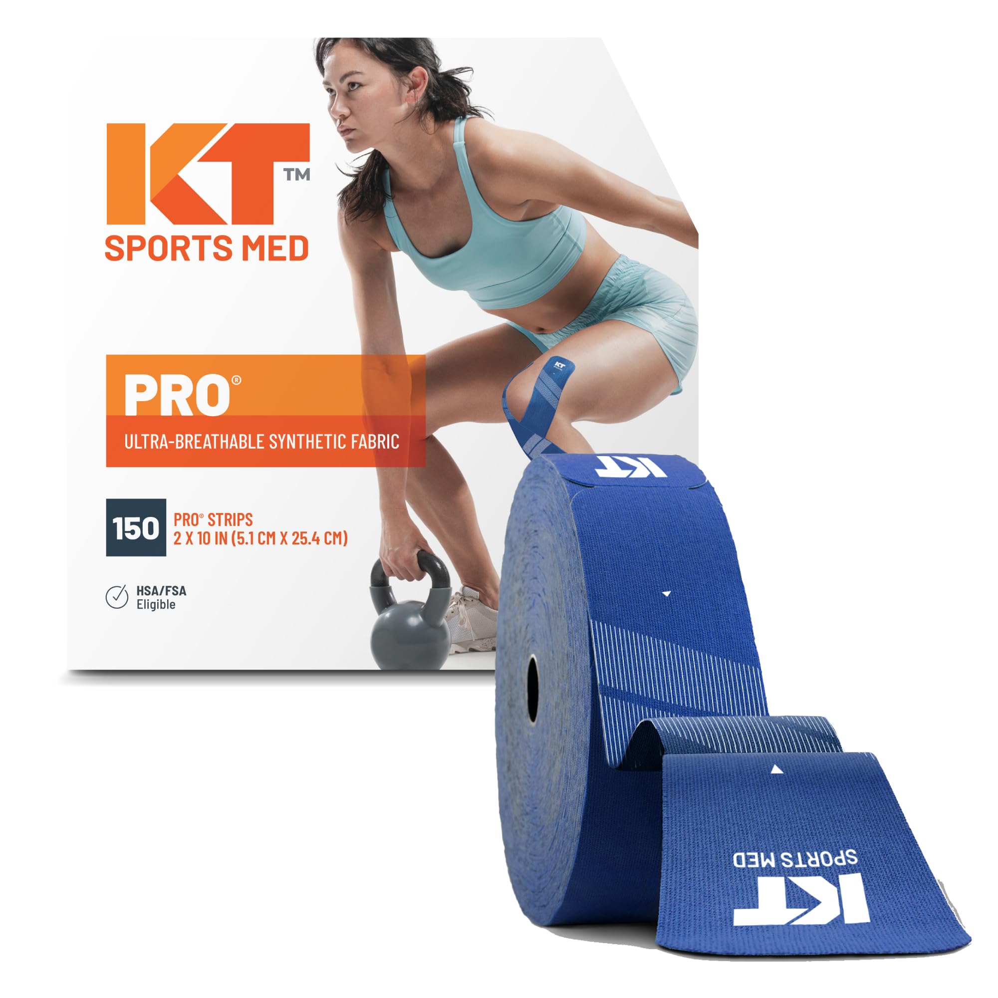 KT TAPE Cintas sintéticas Pro Jumbo 150 para kinesiología.