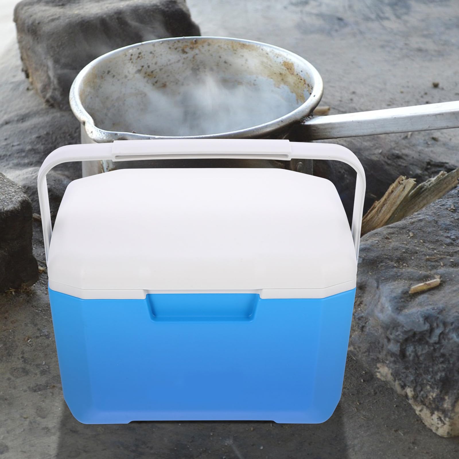 Contenitore Termico per Pranzo da 6l Chiusura a Zip Blu