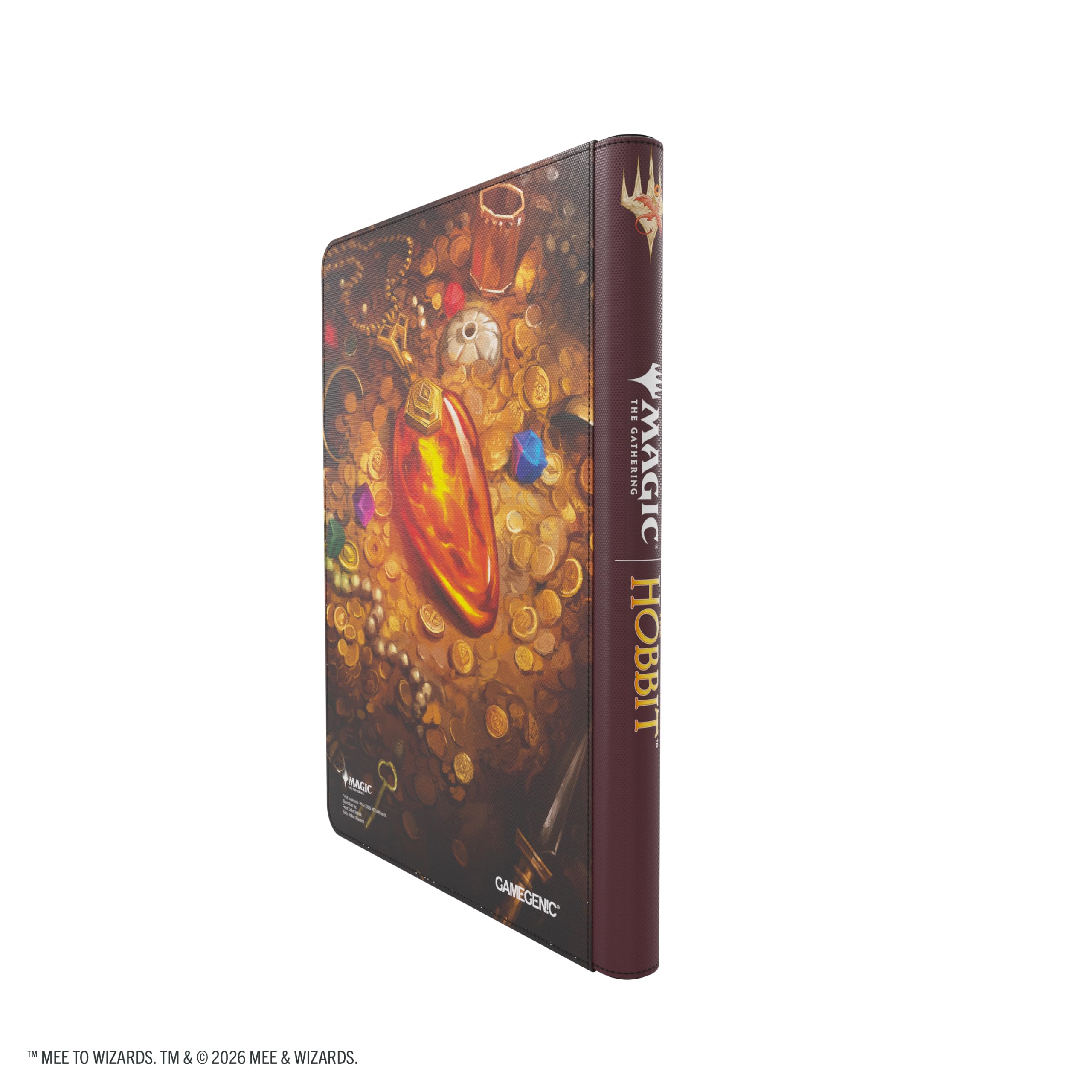 Gamegenic Magic: The Gathering | The Hobbit Zip-Up Album 18-Pocket - Villain's Treasure 3