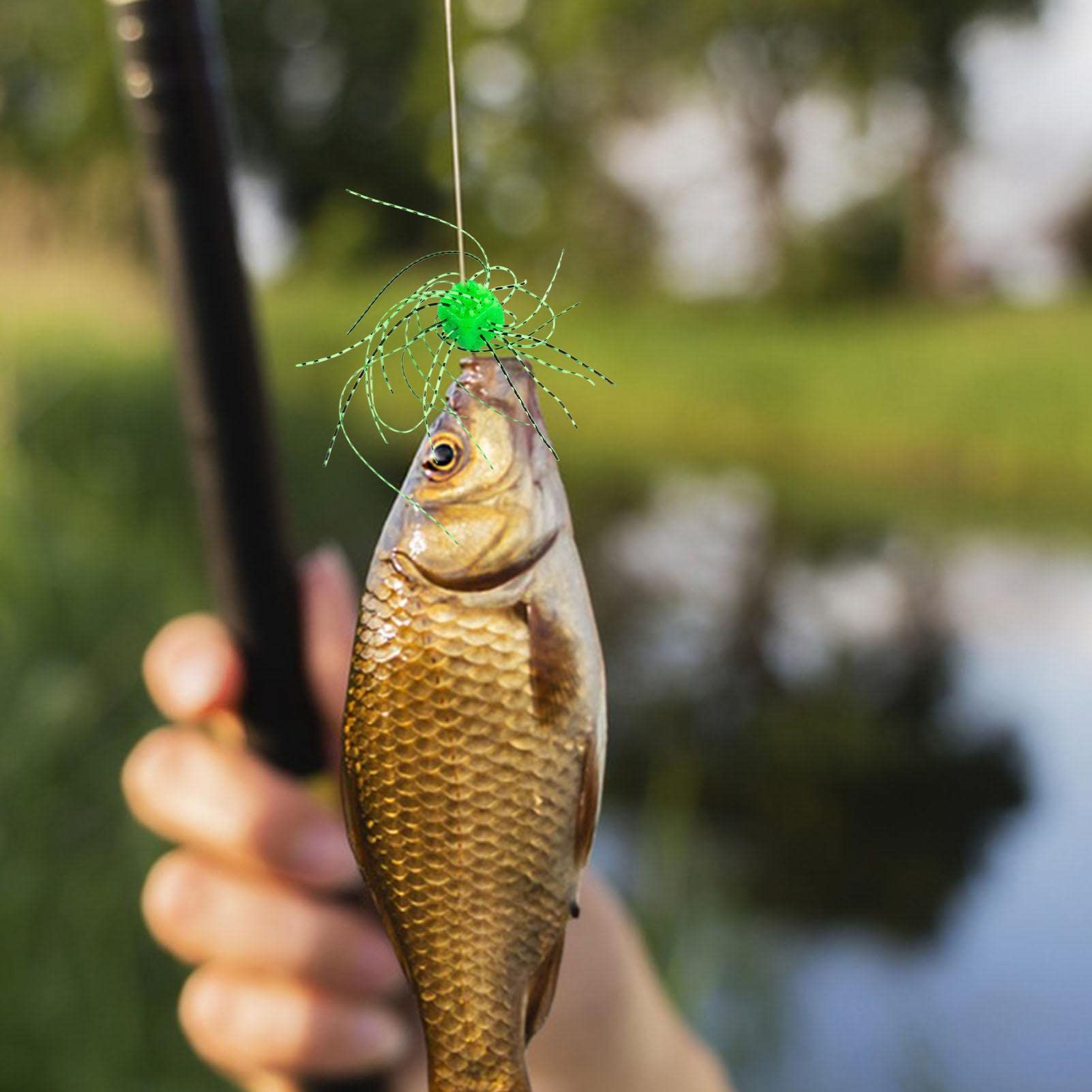 Esca Da Pesca Morbida A Forma Di Dado – Kit 10 Pezzi In PVC Con Baffi Flessibili, Affondamento Lento Per Spigola E Trota