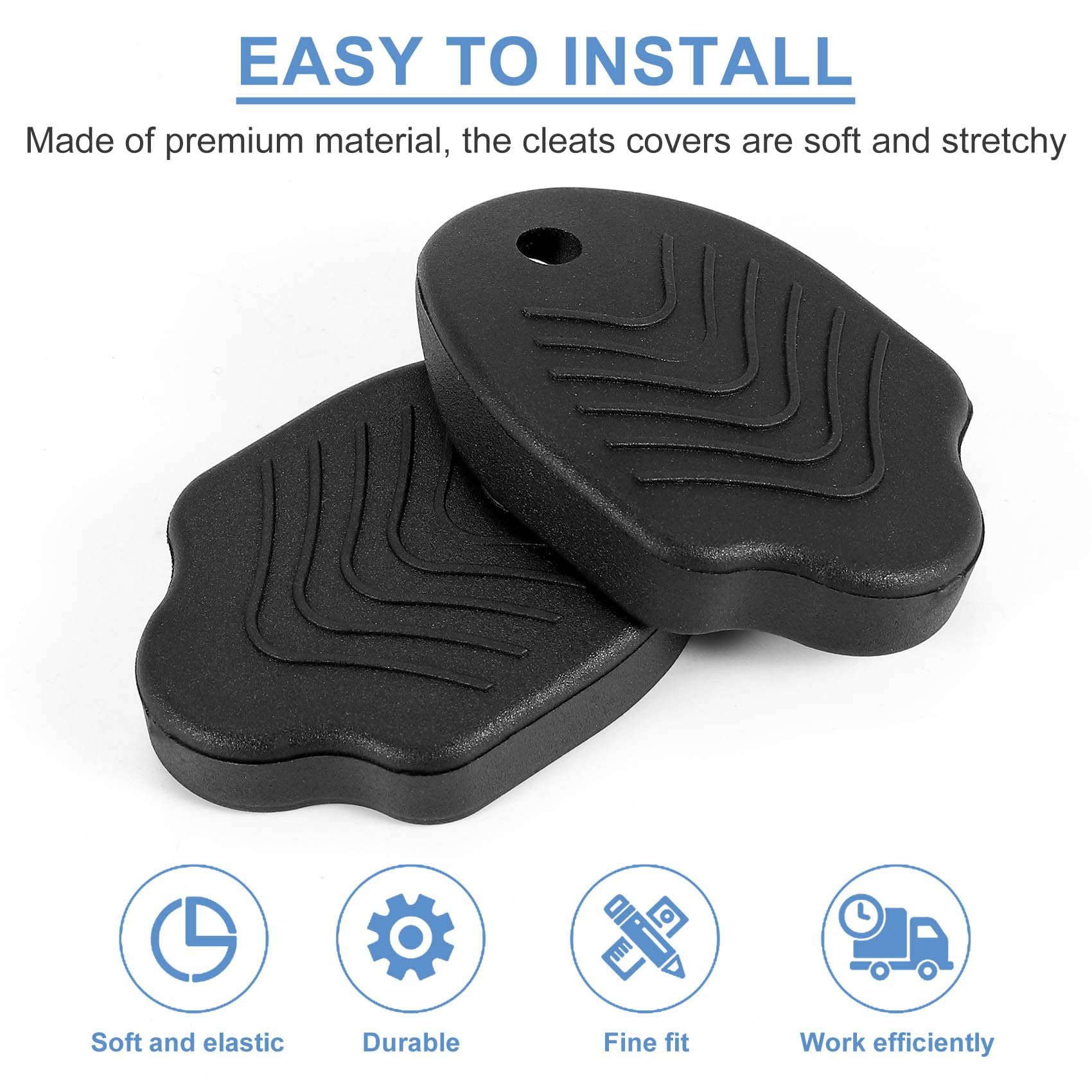 Copri Tacchette SPD, Durevoli Coperture per Tacchette Bici Compatibili con Tacchette SM-SH51 SPD, 1 Paio