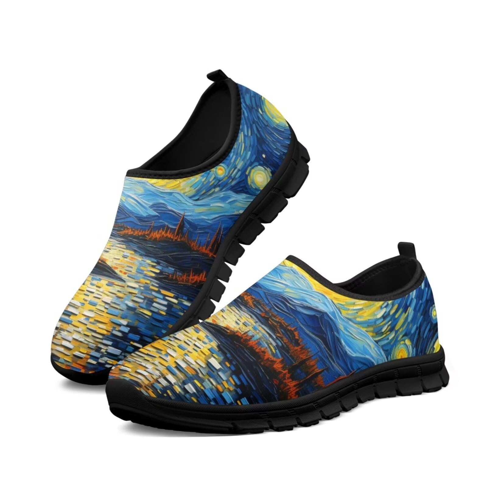 Adult Running Sneakers Training Shoes for Men Casual Cozy Breathable and Sweat-Absorbing Lightweight Anti-Skid Loafers for Travel US