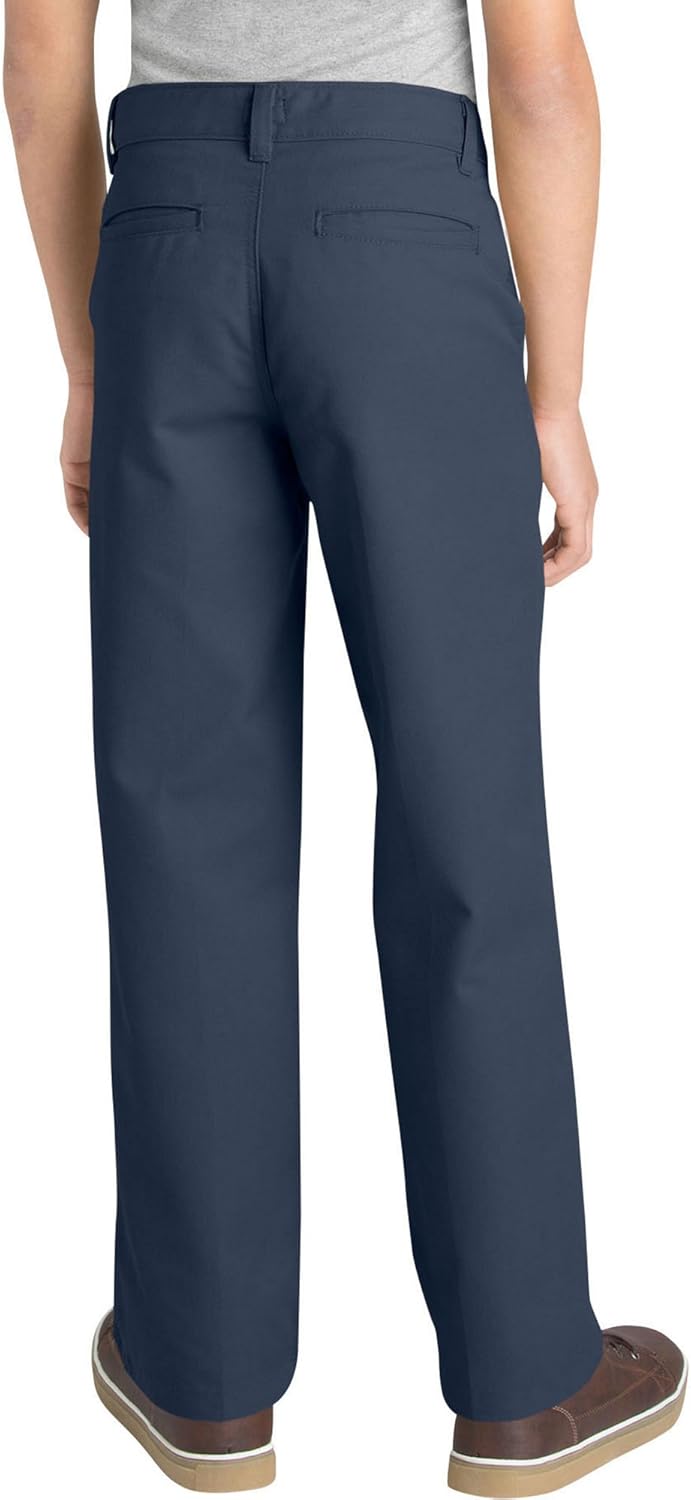 Dickies Boys' Big Flex Waist Flat Front Pants: Clothing, Shoes & Jewelry