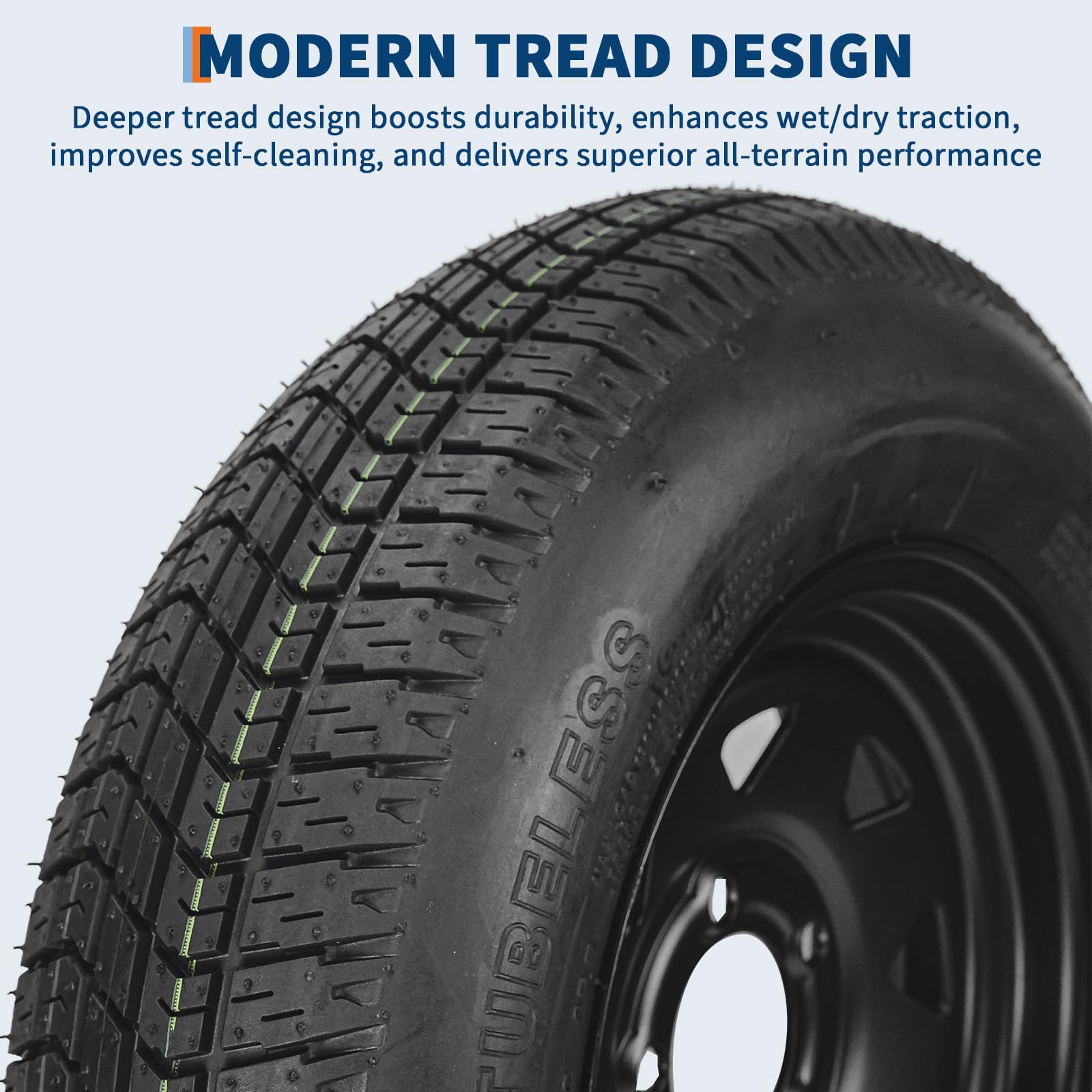 Amazon.com: 2-Pack ST175/80D13 Trailer Tire & Wheel Assemblies, 13