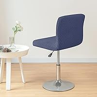 Vista 8 de HFCNMY Fundas para taburetes de bar con respaldos, paquete de 2 fundas elásticas para taburetes de bar, fundas de taburete de bar jacquard, fundas