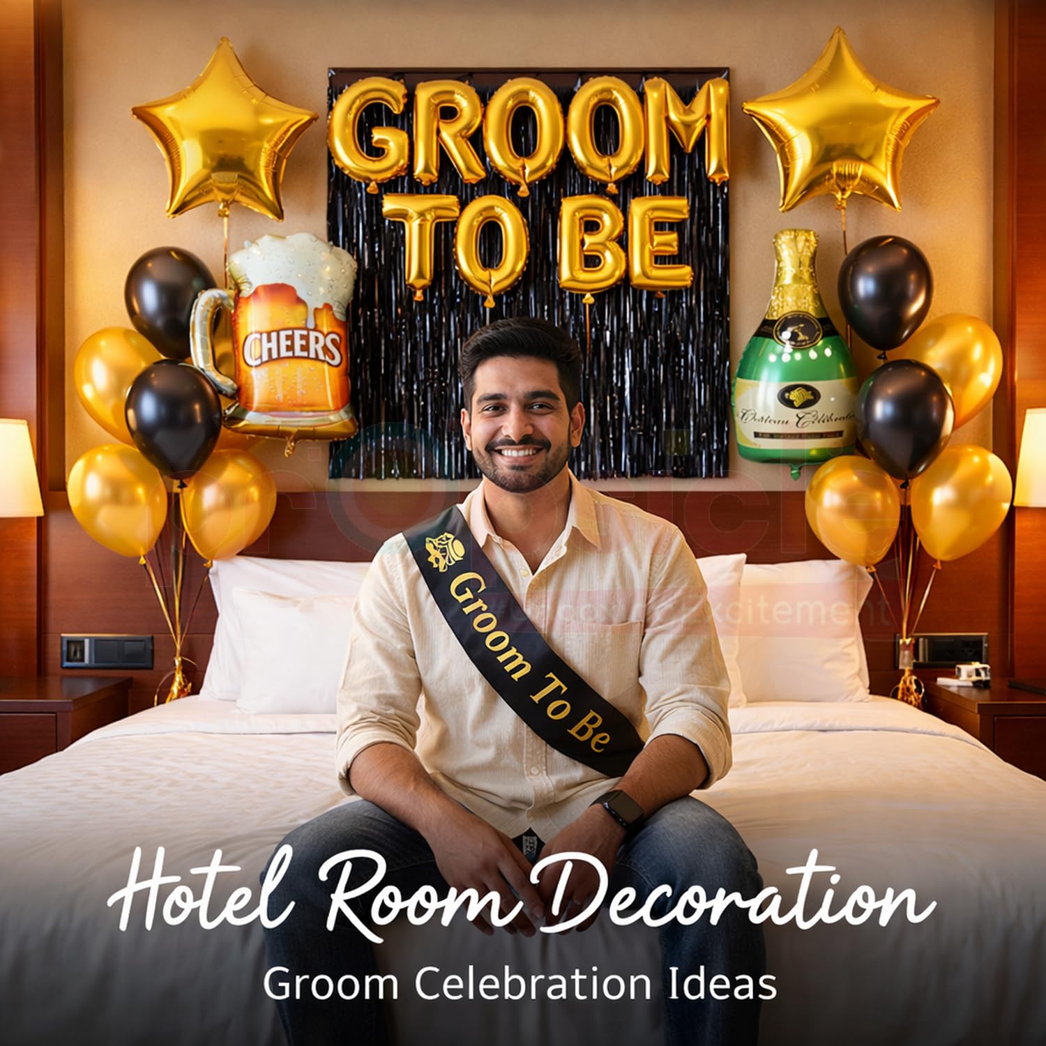 Groom to Be Party Decorations - Bachelor Party Set -8