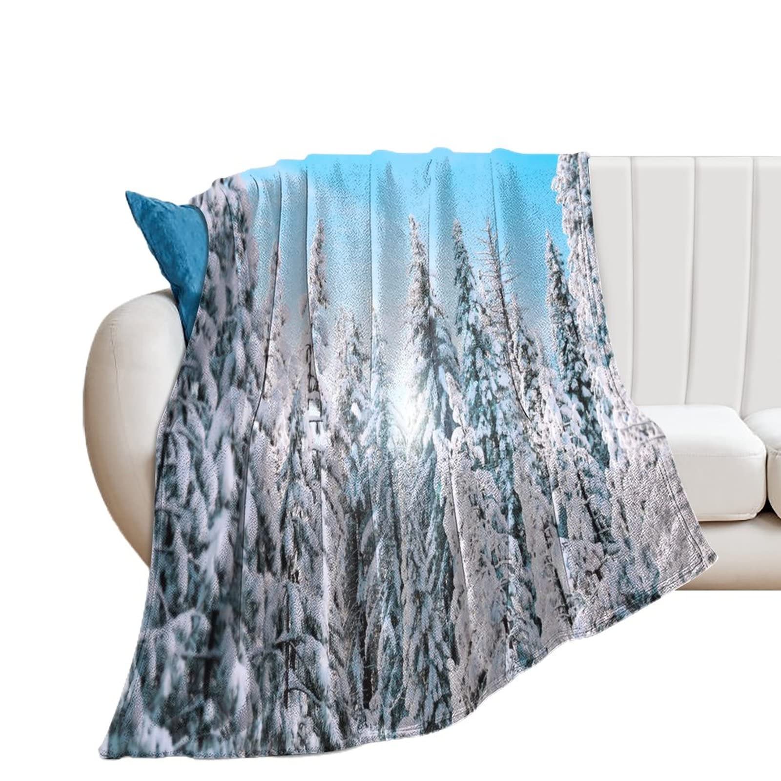 Couverture polaire chaude anti-froid flanelle légère et pelucheuse pour grand lit