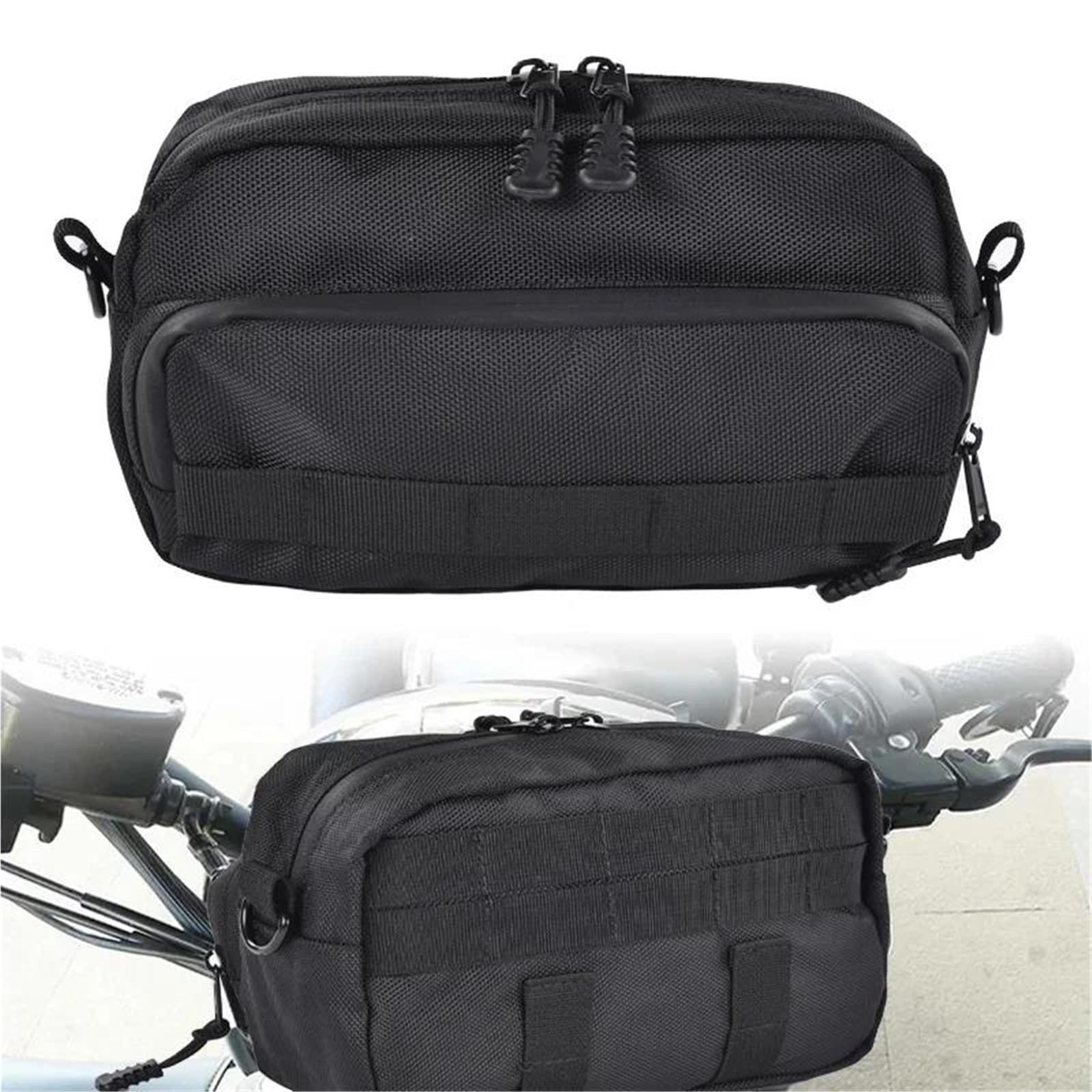 Borsa Da Manubrio Per Accessori Moto Secchiello Tracolla Multifunzionale