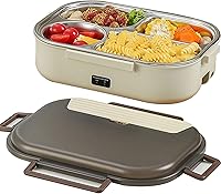 Vista 1 de Fiambrera eléctrica para coche/camión/hogar, calentador de alimentos portátil, lonchera eléctrica para hombre, calentador de caja de almuerzo