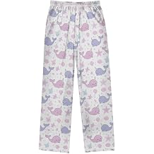 Vdsrup Cute Pink Nawhal Pajama Pants Pajama Bottoms Soft Sleep Pjs Lounge Pants S