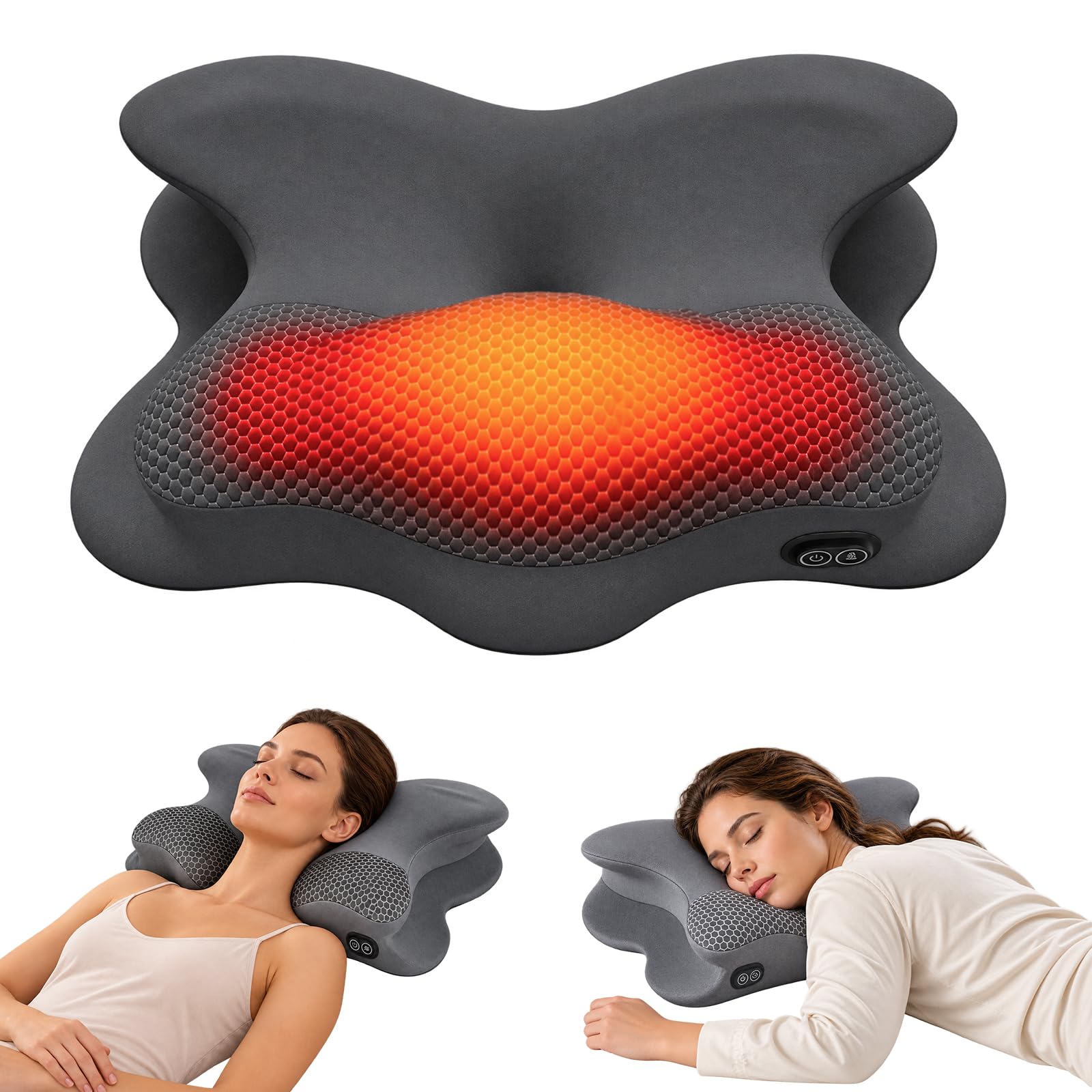 Photo 1 of Bfhosehold Cervical Pillow for Neck Pain Relief with Heating & Traction