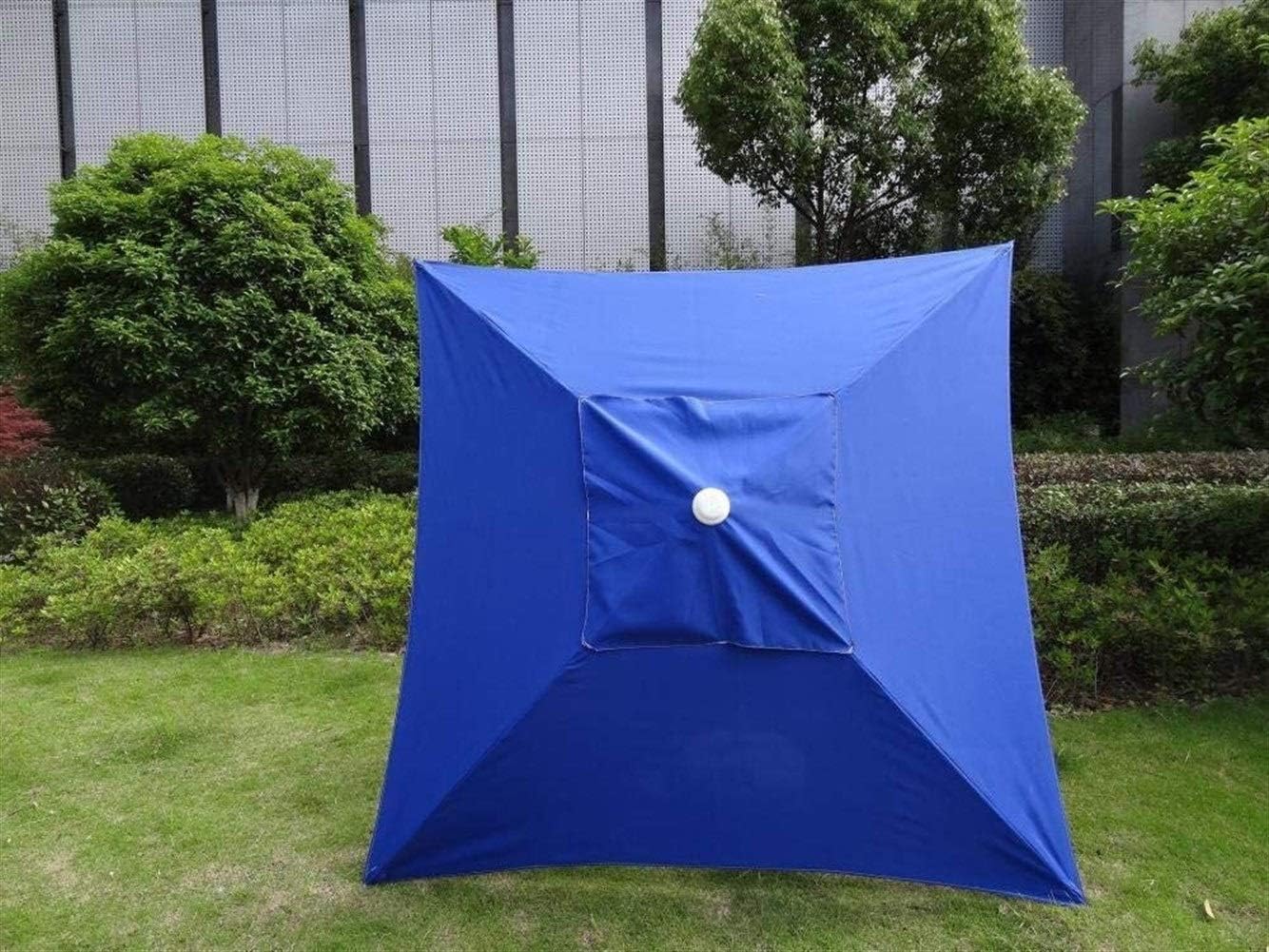 Patio Umbrella Outdoor Outdoor Garden Parasols Garden Parasol Umbrella Waterproof 2M Square Outdoor Umbrella with Glass Fiber Bone Uv Protection Beach Umbrella for Terrace Swimming Pool Beach Outdoor