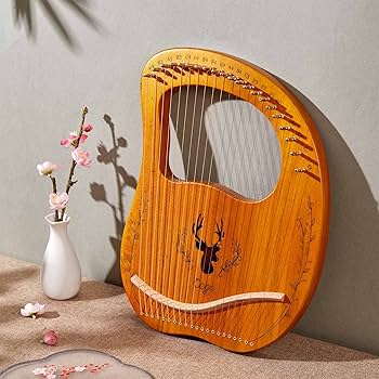 Amazon.co.jp: 左手用 Lyre Harp 21 メタルストリング マンゴー