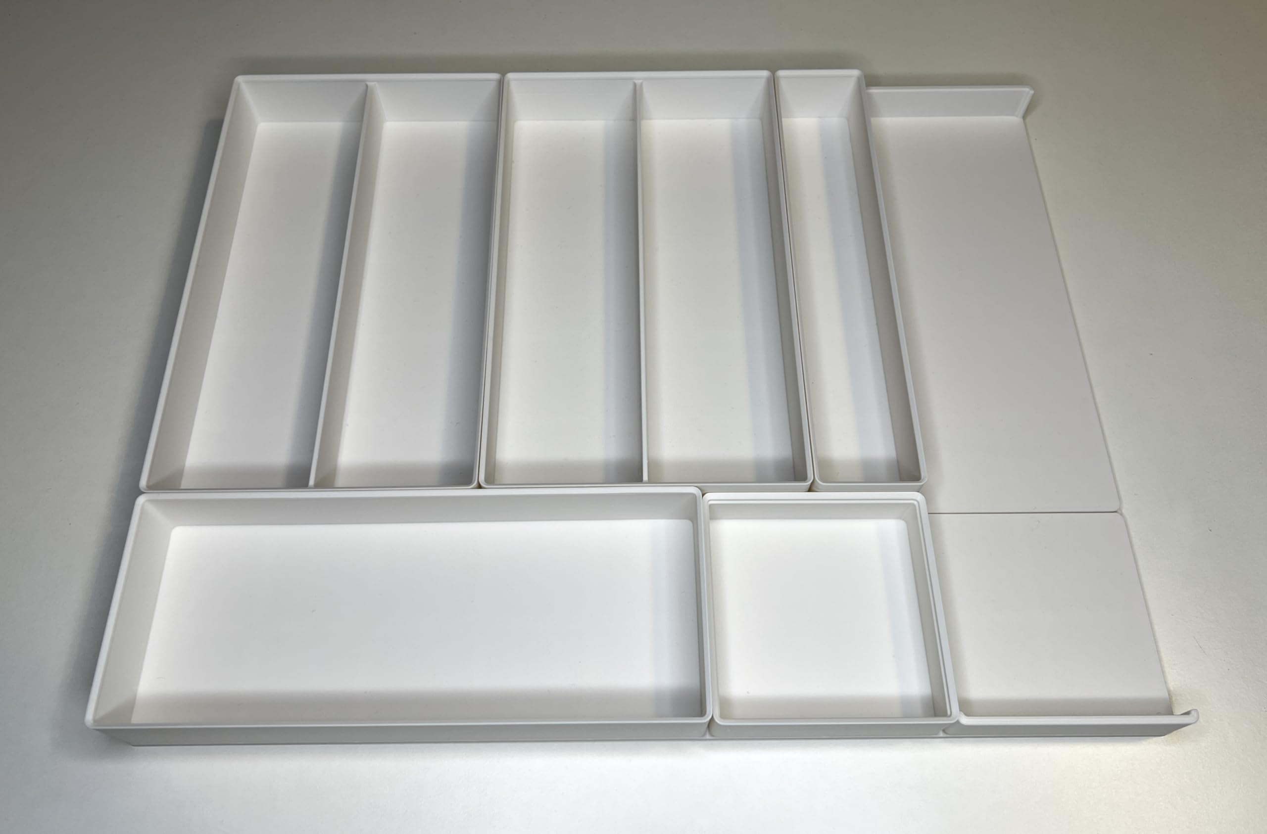 Besteckschublade Baukasten-System VW Grand California 600 & 680 - gehlix | 3D-gedruckte Modul-Schalen im Baukasten-System - Flexibler Organizer für die Schublade