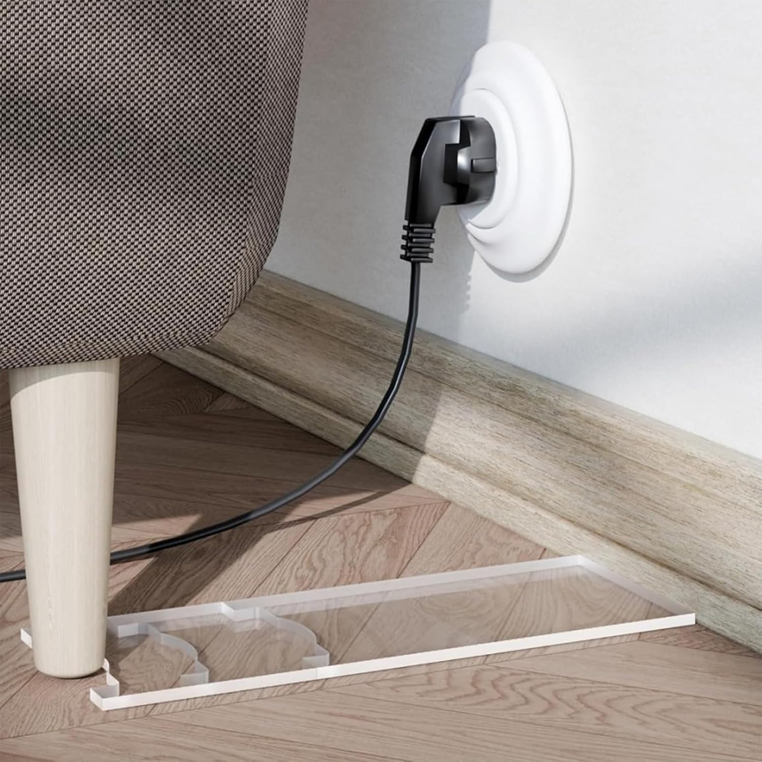 Furniture Stoppers to Prevent Sliding | Acrylic Non Slip Adjustable Protectors - Furniture Wall Protectors,for Sofa Bed Headboard Cabinet Under Bottom Leg Back Blocker Guards Slide Squeaking