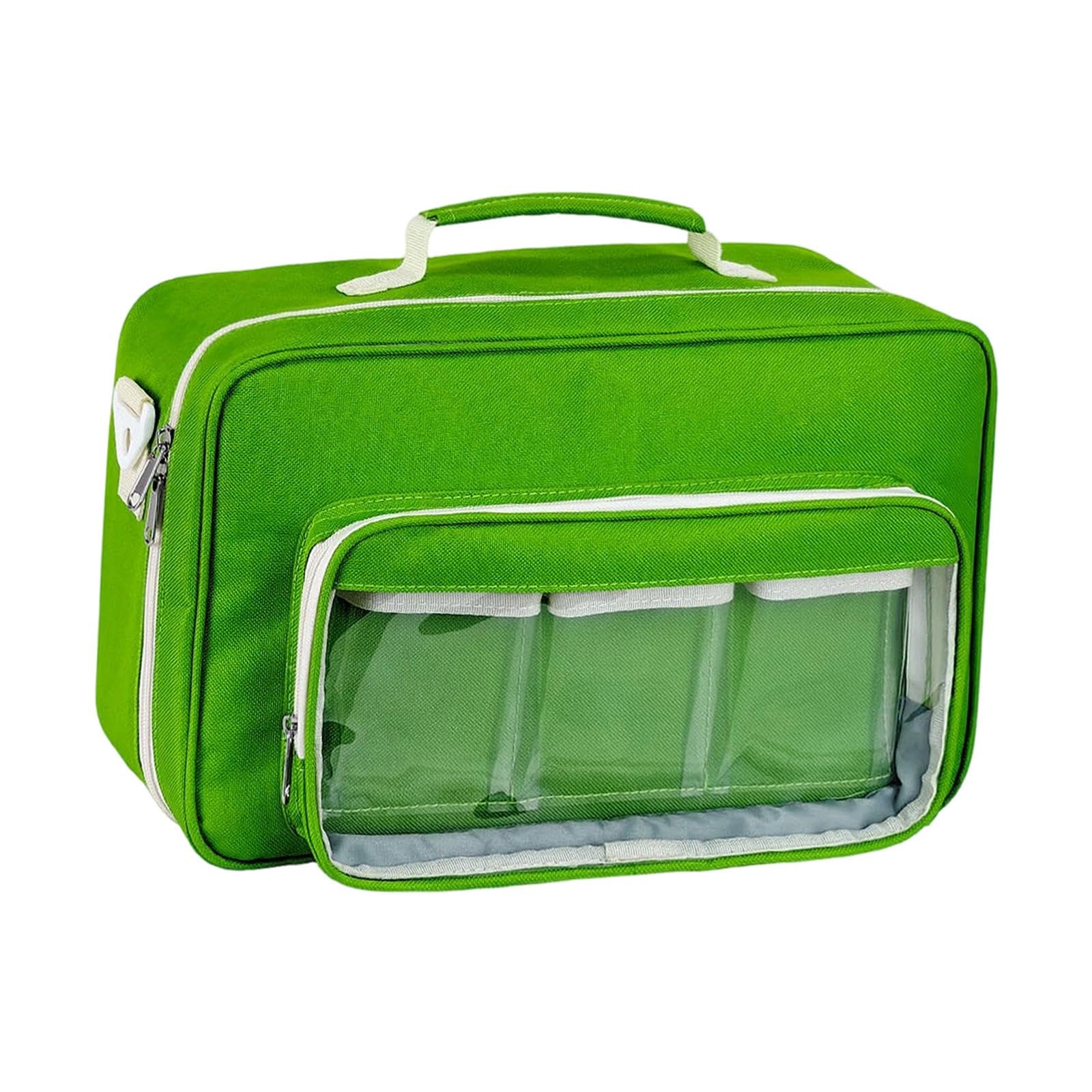 predolo Boîte de Rangement pour semis avec bandoulière réglable, Pratique et Robuste, idéale pour Les, avec Poche en Filet.