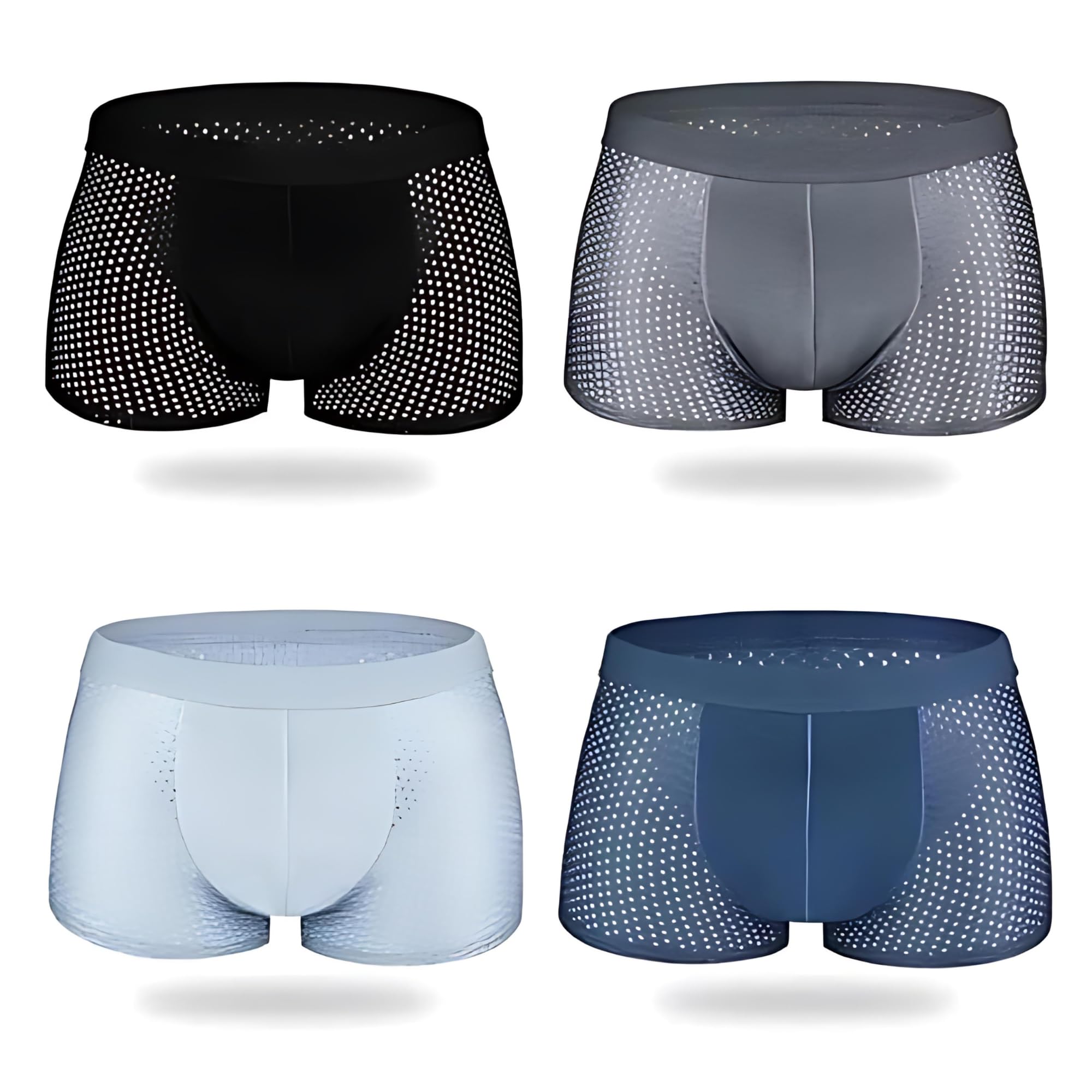Panavi Creation Men Breathable Pouch Underwear Packs Mesh Boxer Briefs | Air Ventilation Boxer Brief | Pack of 1-picture-39