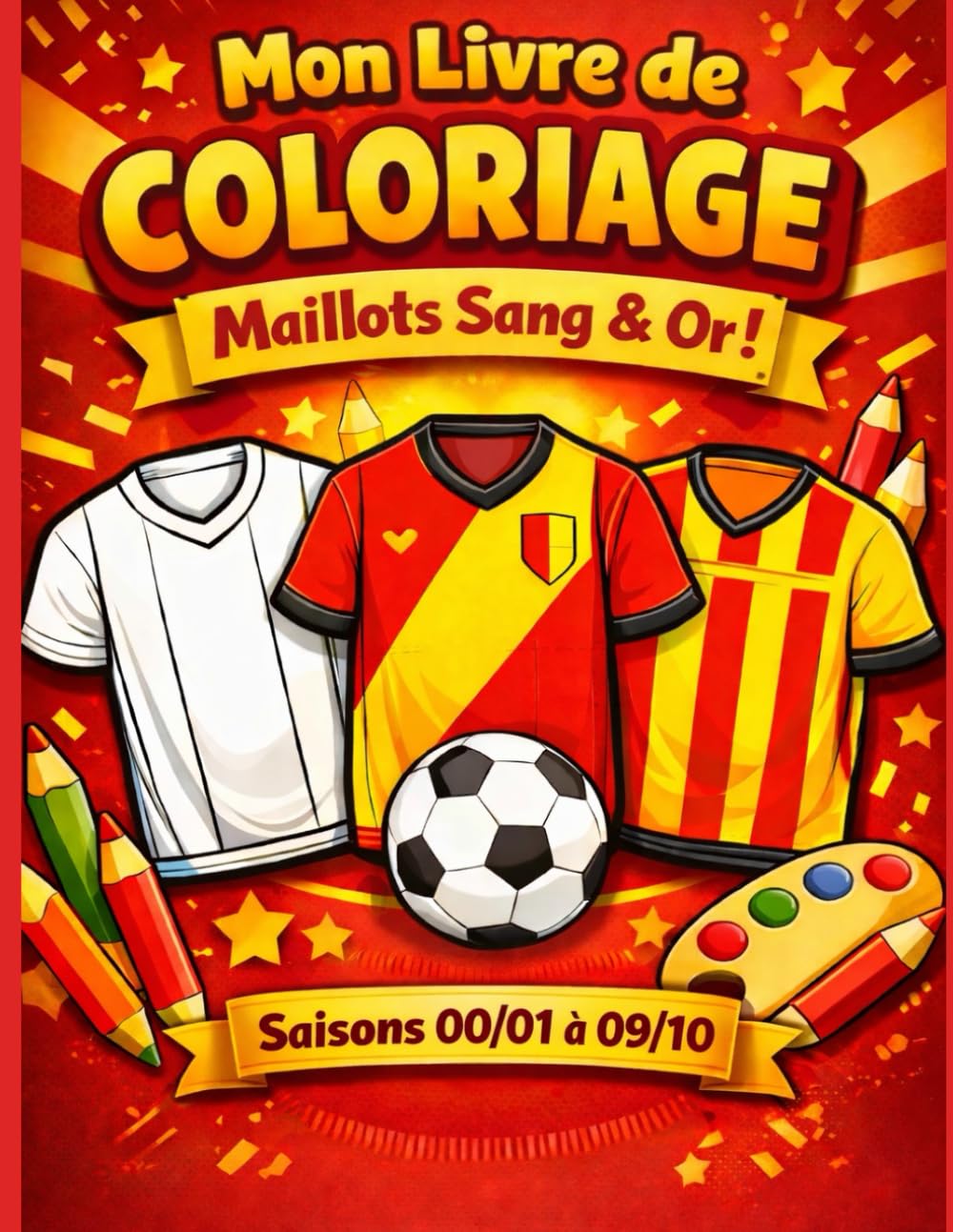 Mon livre de coloriage - Sang et Or - Saisons 2000/2001 à 2009/2010