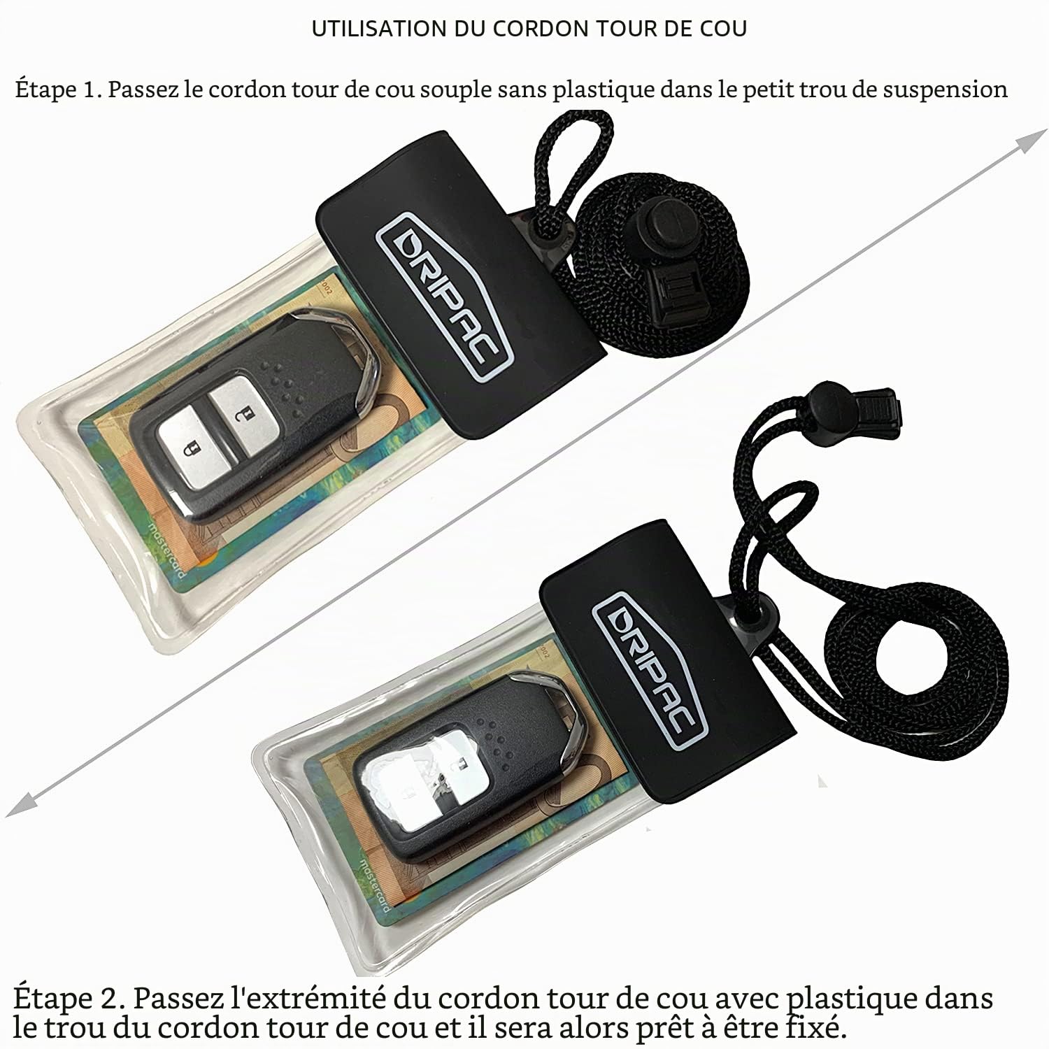 DRIPAC Key Pouch Sac étanche Mixte (lot de 1)