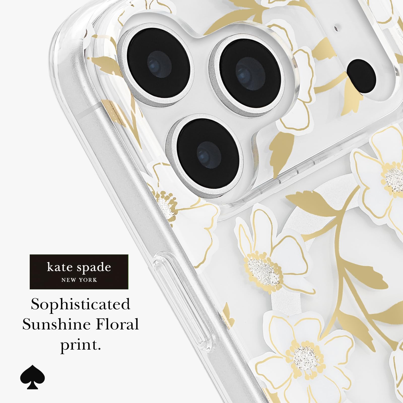 Amazon.com: kate spade new york iPhone 17 Pro Case - Sunshine